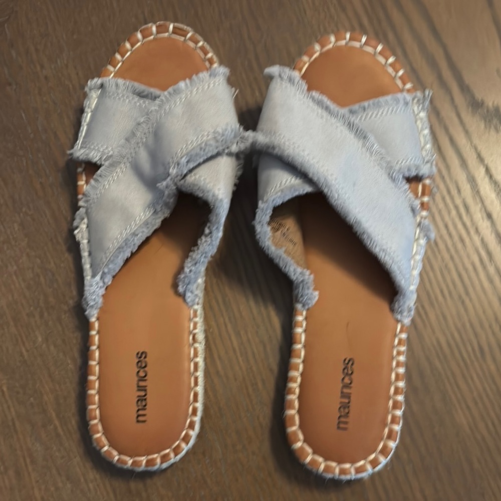 Maurices Denim Blue Women's Sandals